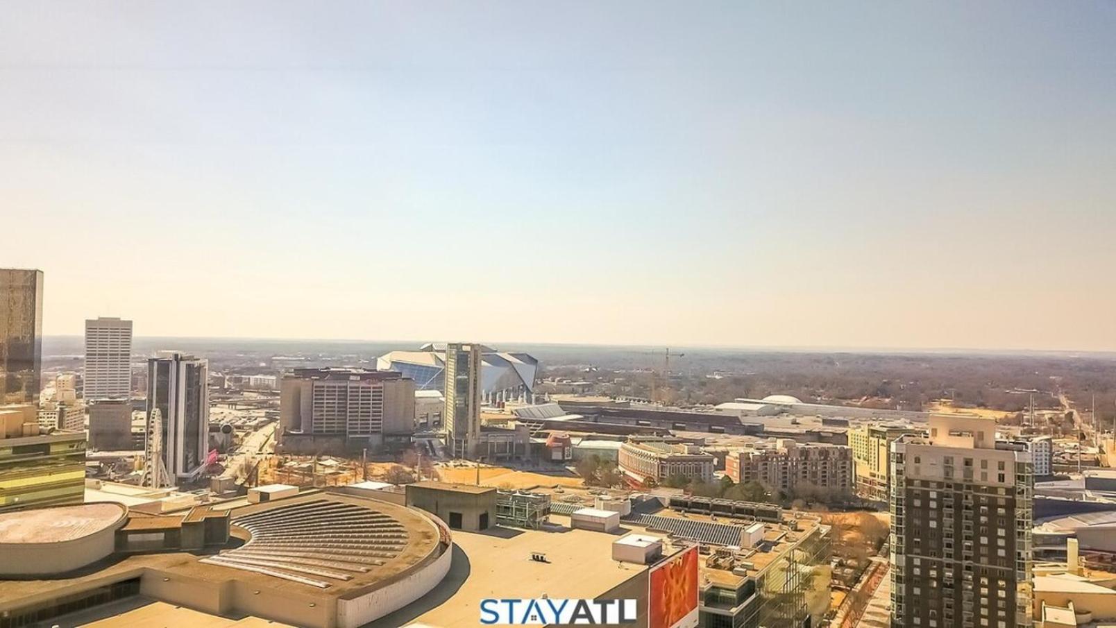 High Rise Downtown Condo With Skyline View Atlanta Eksteriør billede
